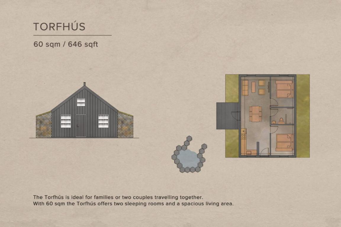 Torfhus Retreat Hotel Selfoss Phòng bức ảnh